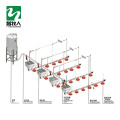 Cheap Price Customized automatic broilers drinking and feeding system